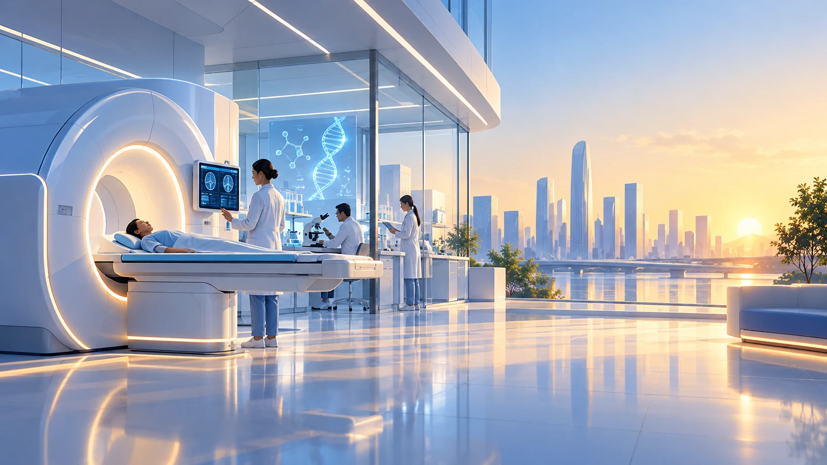 Healthcare & Life Sciences solutions illustration