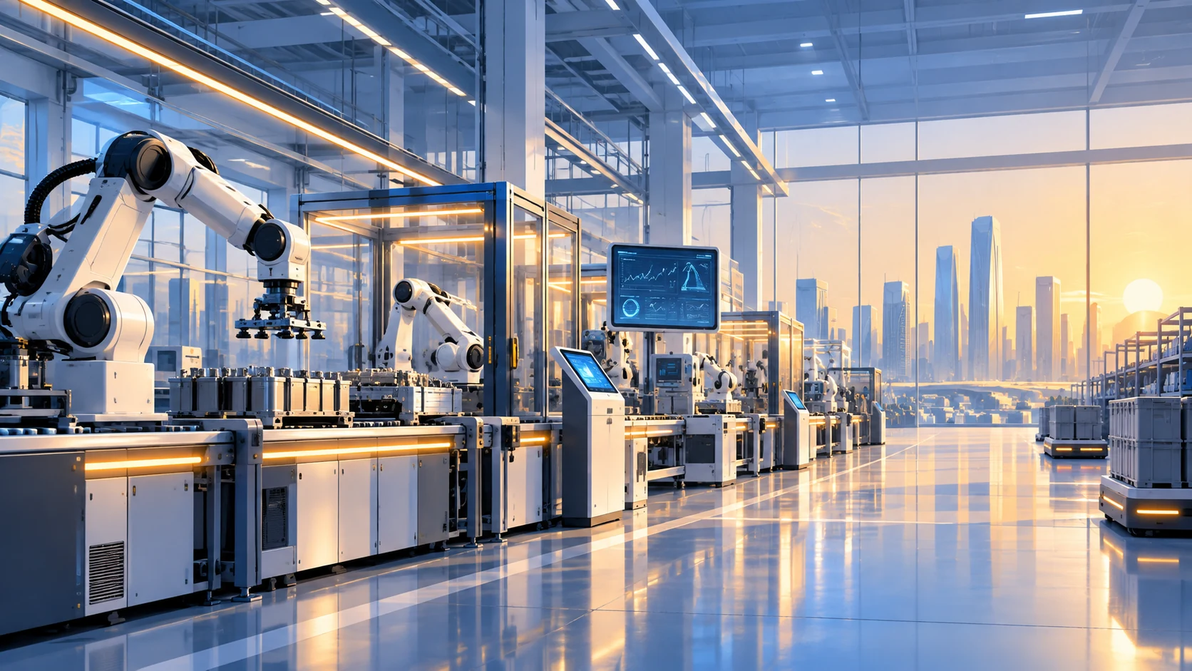 Manufacturing & Industrial Operations solutions illustration
