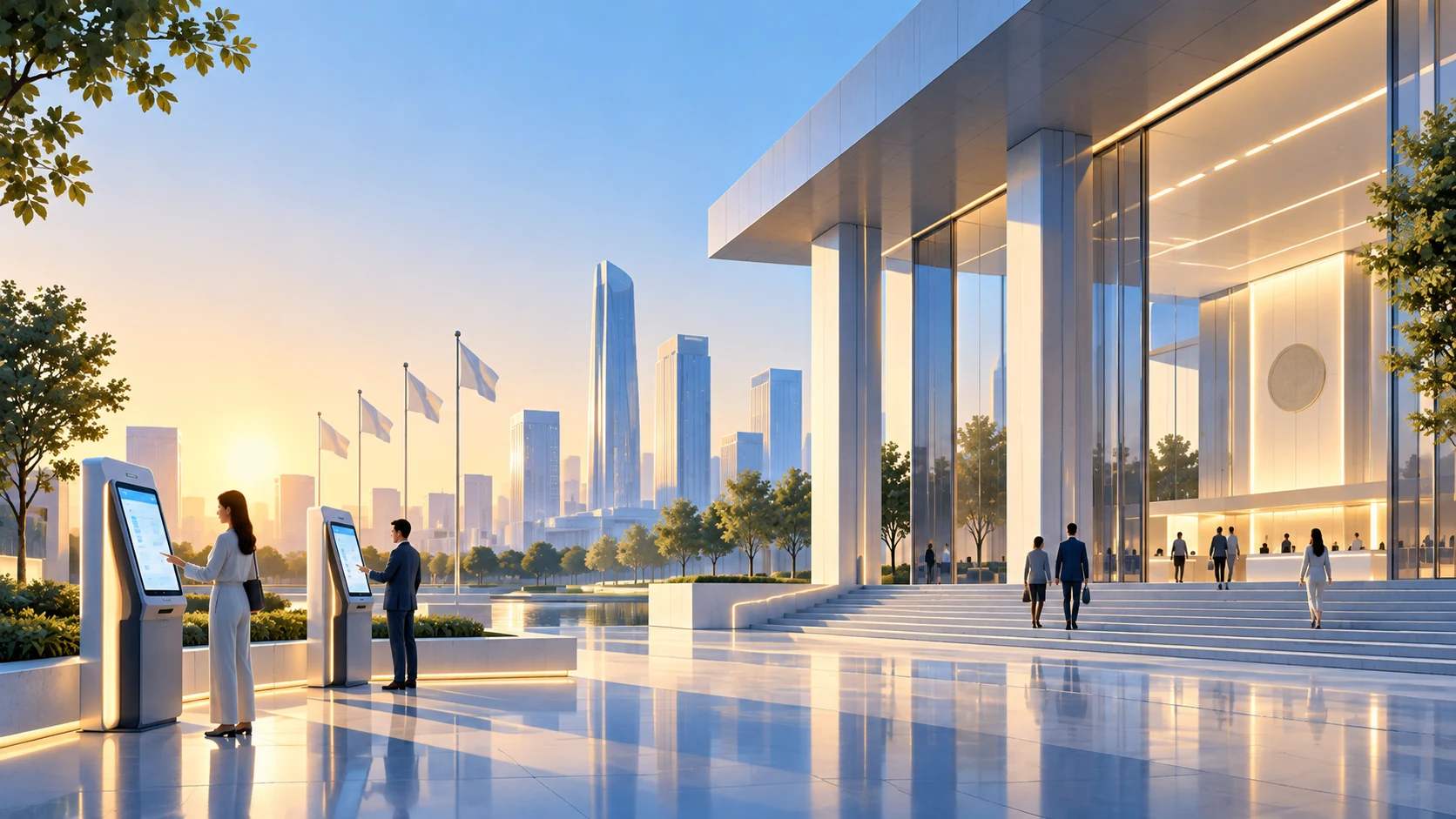 Public Sector & Digital Government solutions illustration