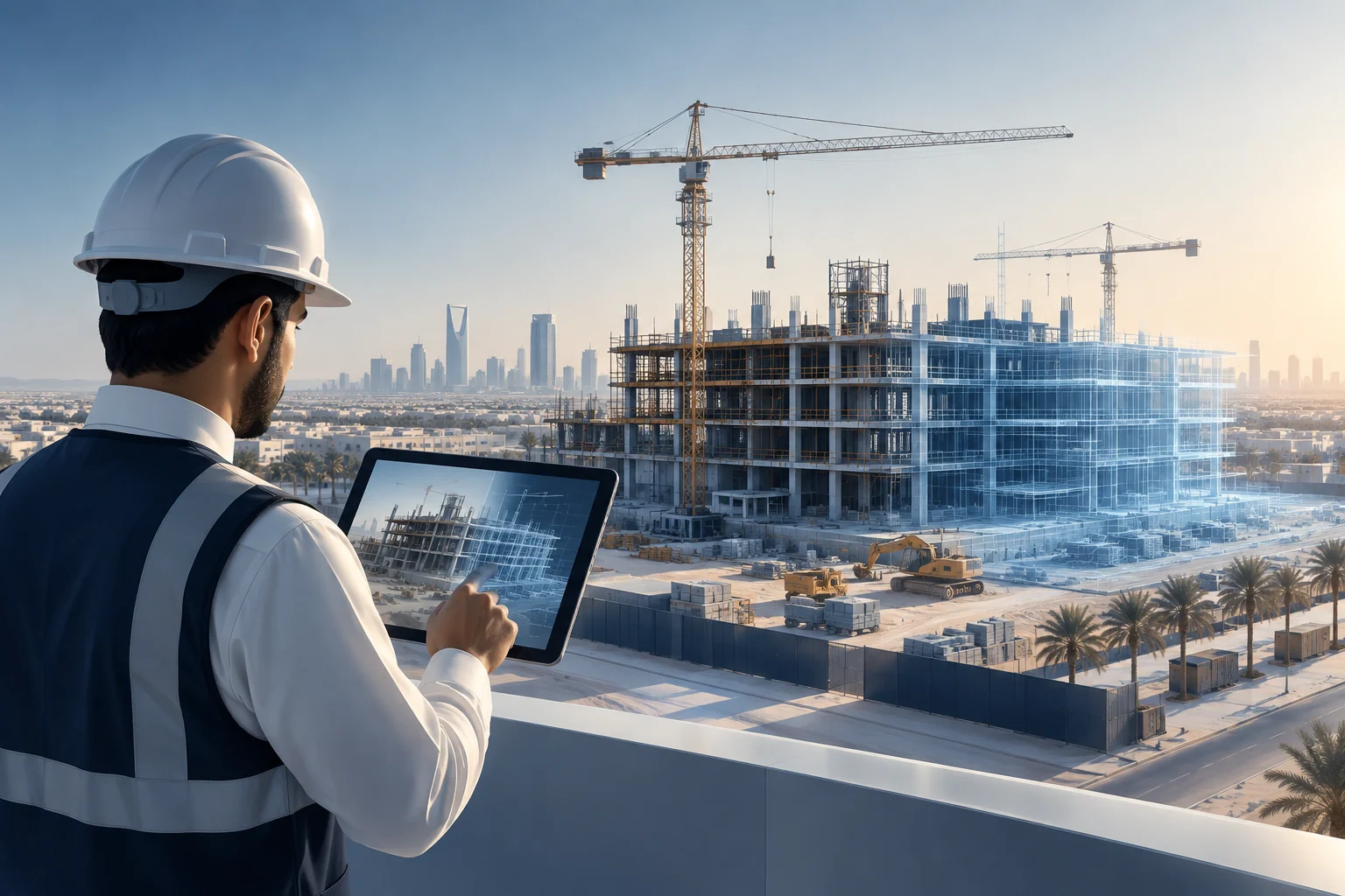 Illustrative visual for Construction Site Digital Twin & Visual Progress Intelligence