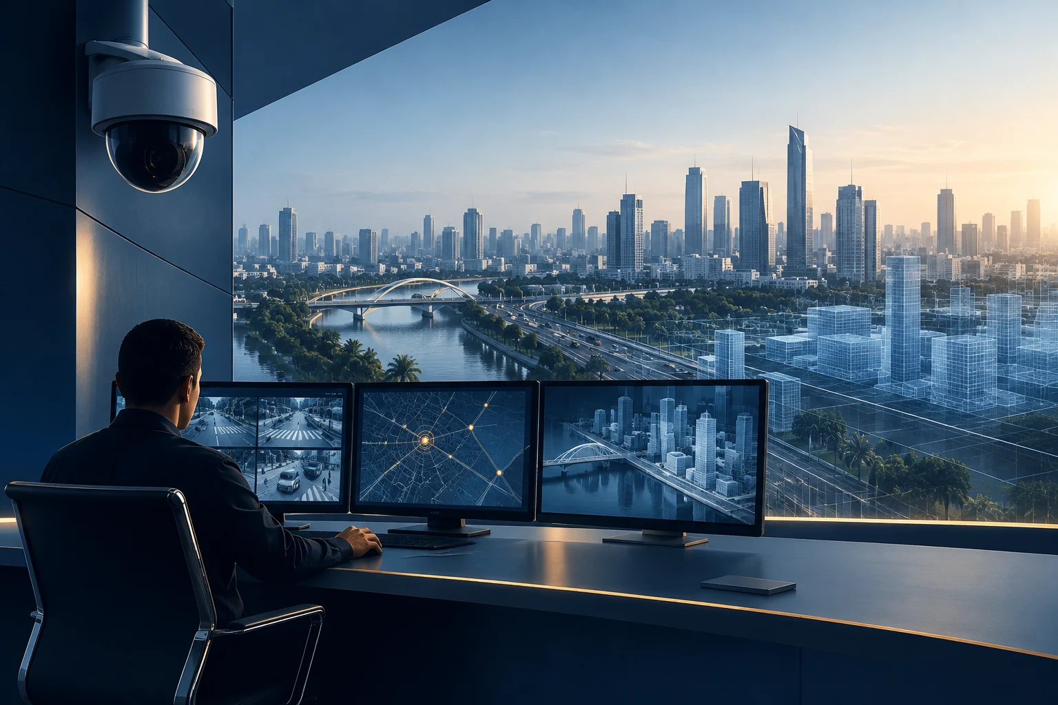 Illustrative visual for Smart City Surveillance, Incident & Digital Twin Platform