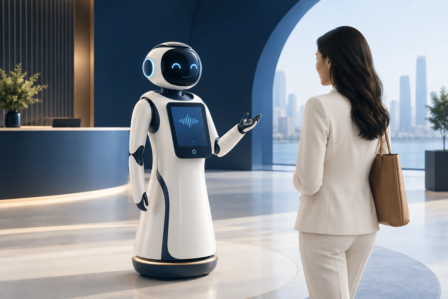 Illustrative visual for Conversational Customer-Service Robot Software