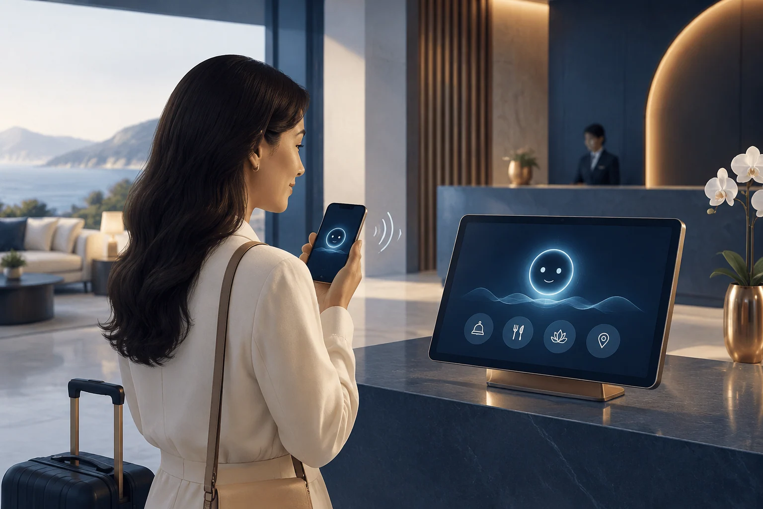 Illustrative visual for Multilingual Hospitality AI Concierge