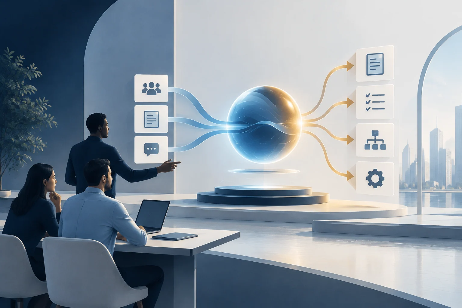 Illustrative visual for GPT Master — AI Product & Delivery Management Suite
